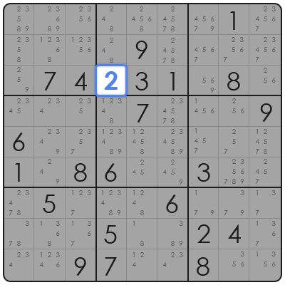 advanced sudoku technique